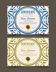 Wall Mural - Achievement certificate best award diploma