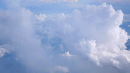 Wall Mural - Clouds of different shapes in the sky