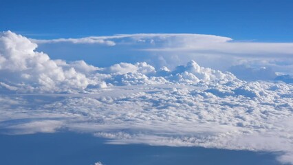 Wall Mural - Clouds of different shapes in the sky