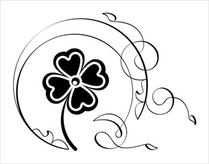 Sticker - Clover Leaf Icon M_2309001