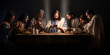 Jesus Christ Texting at The Last Supper: A Modern Twist on a Classic Scene—Provocative and Conversation-Starting Imagery