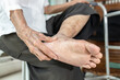 © Satjawat - Elderly woman massage her foot,Plantar fasciitis,pain in soles of foot and heel bone,Tarsal tunnel syndrome,compression of a nerve in foot or Achilles tendonitis,inflammation of tendon at back of heel