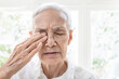 Old elderly suffer from age-related macular degeneration,optic nerve damage,Glaucoma symptoms,painful around the eye area,problem of pressure within the eyeball,vision disturbances or loss of sight