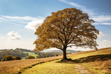 Poster - Beautiful Nature Autumn landscape.