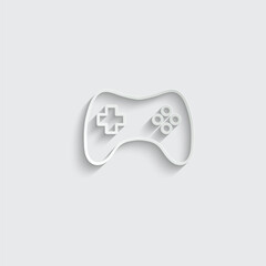 Wall Mural - controller icon computer game icon vector 