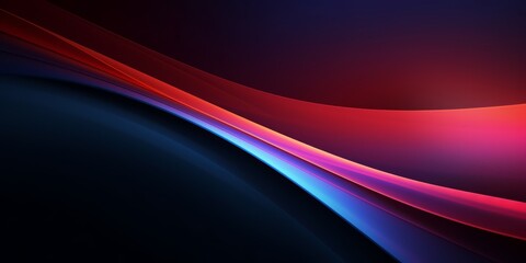 Wall Mural - Abstract background with waves and lines, Generative AI