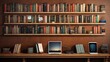 E-reader display, digital library, literary variety, e-book collection, virtual bookshelf, reading convenience, extensive e-book choices. Generated by AI.