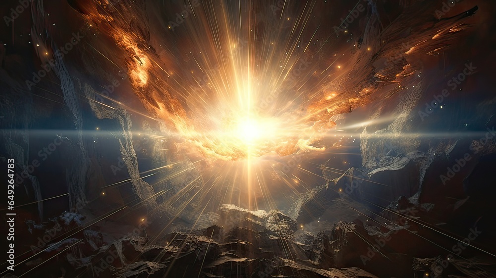 Behold the cosmic drama of a supernova explosion. Stellar phenomenon ...