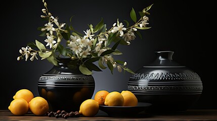 Poster - still life with pumpkins