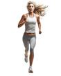 Woman Running in a Park, running, fitness, jogger, cardio, png, transparent background