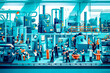 © Concept Photo Studio - Chaine de production, atelier de fabrication, industrie, usine