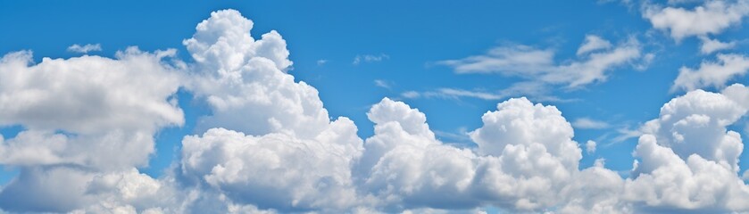 clouds on a blue sky