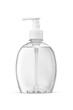 © Kuzmick - Pump bottle of transparent liquid soap isolated. Transparent PNG image.