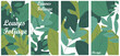 green leaves illustration,for social media, and poster