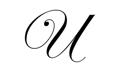 Poster - Letter U logo vector