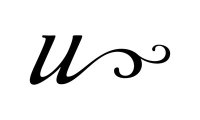 Poster - Letter U logo vector