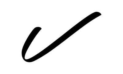 Poster - Letter V Logo Template Design