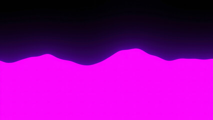 Aufkleber - Background with colorful bright wave on black background. Design. Separation of background with colored liquid wave. Bright background moves with wave ripples on surface