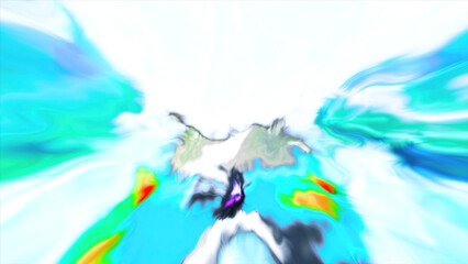 Poster - Pulsating colorful flow of moving colors. Motion. Animated streams of colors in moving background. Colors move in streams and pulsate