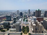 Fototapeta Do pokoju - Aerial view of the city of St Louis