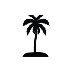 Wall Mural - palm tree logo icon