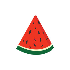 Canvas Print - watermelon logo icon