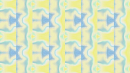 Poster - Mosaic kaleidoscopic pattern with flashing colors. Motion. Bright colorful flashes of mosaic pattern with geometric shapes. Psychedelic pattern with geometric repeating shapes. Warning flashing lights