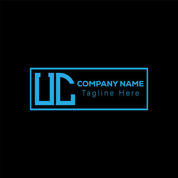 UC Abstract Letter Logo Design. UC Monogram alphabet Vector illustration.