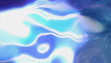 Poster - Beautiful colorful energy flow with glowing spots. Motion. Plasma spots in colorful stream of energy. Glowing spots move in energetic pattern of colors