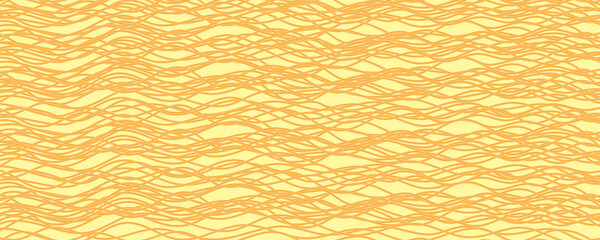 Wall Mural - Noodle Ramen Pattern background. Pasta food texture spaghetti geometric. Abstarct ramen ornament. Flat vector illustartion. Wave texture background