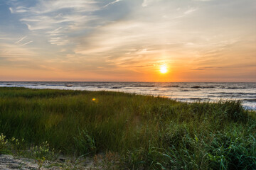 Wall Mural - Sunrise on Chincoteague National Wildlife Refuge in Virginia.