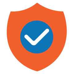 Sticker - Health Insurance Flat Icon