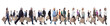 © ASDF - a group of people are running paper shopping bags