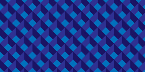 Wall Mural - Seamless geometric pattern abstract background. abstract cubes geometric blue color hexagon technology background. digital cube honeycomb Front view of white texture for background.