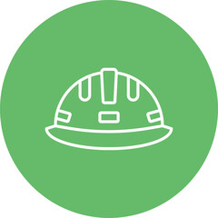 Wall Mural - Safety Helmet Icon