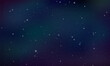 Starry night sky, concept of web banner. Magic color galaxy. Horizontal space background with realistic nebula, stardust and shining stars. Infinite universe.