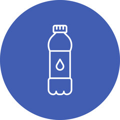 Canvas Print - Water Bottle Icon