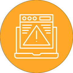 Sticker - Website Error Icon