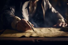 From The Tip Of A Quill, Stories Unfold, As Intricate Characters Spring To Life, Dancing Upon The Canvas Of Ink.