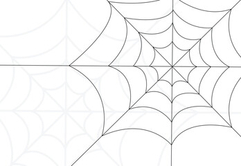 Wall Mural - Halloween spider net. Vector illustration 
