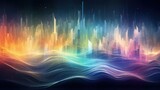 Fototapeta  - background waveform dreams abstract illustration light dream, glow neon, curve bright background waveform dreams abstract