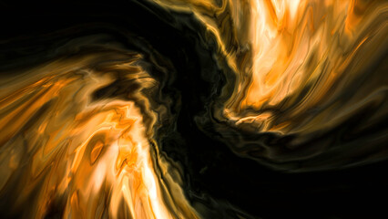 Wall Mural - Flashing energy vortex tunnel on a black background. Motion. Appearing and disappearing rotating whirl.