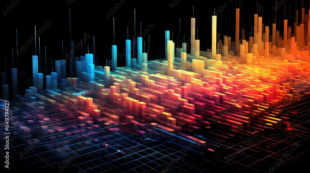 science sorting algorithm vizualization illustration visualization big, visual stream, background system science sorting algorithm vizualization