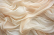 © Tetiana - Generative ai picture of beautiful elegant beige soft luxury silk satin cotton fabric background