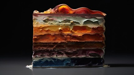 Wall Mural - the universe as a layer cake