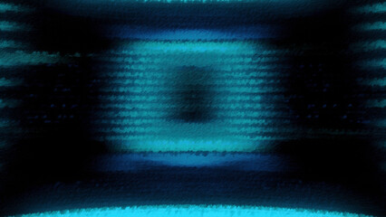 Poster - TV static noise distortion effect. Motion. Dynamic VHS texture, bad television signal, error.
