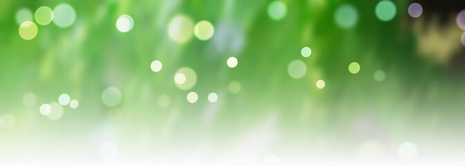 Wall Mural - Green bokeh abstract light background.  illustration for your design