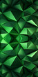 Green triangles, 3D background