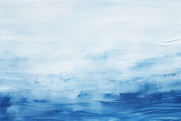 Poster - white and blue abstract background on canvas texture