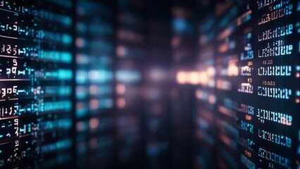 Programming code abstract technology background of software developer and Computer script